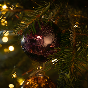 Glass Snowflake Bauble