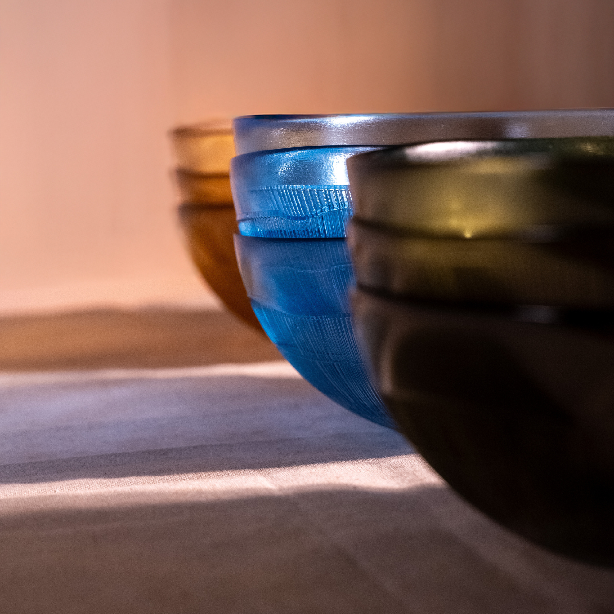 Recycled Glass Zenda Bowl 29cm