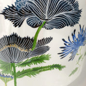 Japanese Flowers Printed Drum Shade 10"to 18"