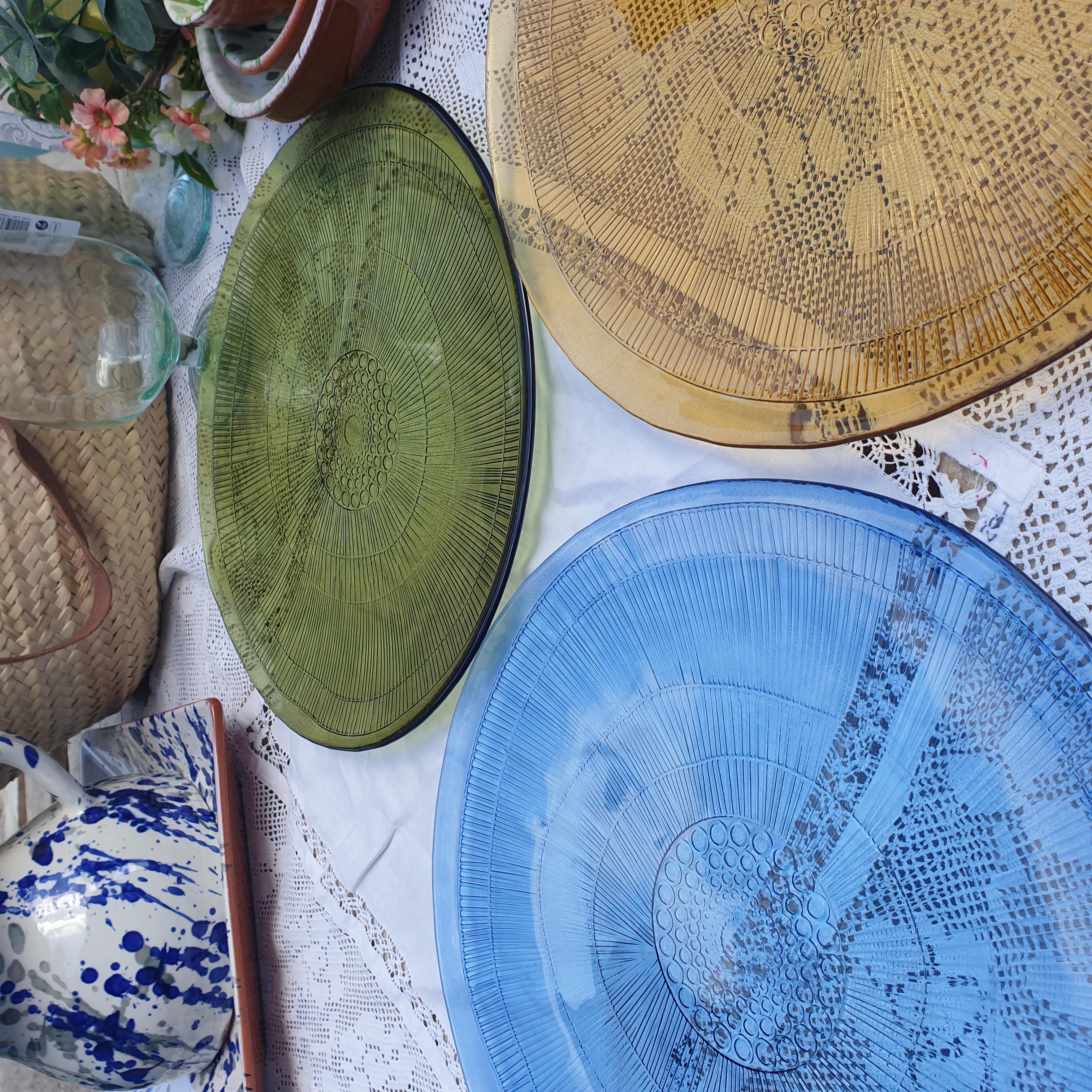 Recycled Glass Zenda Platter 32cm