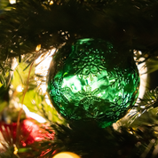 Glass Snowflake Bauble
