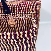 Moroccan Handmade Basket Plum Tote