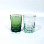 Moroccan Handmade Recycled Glass Ripple Tumbler 150ml