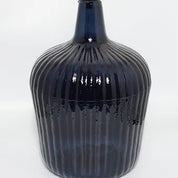 Recycled Glass Rustic Ripple Vase 40cm