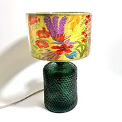 Recycled Glass Honeycomb Lamp 37cm
