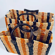 Moroccan Handmade basket Multi Colour Tote