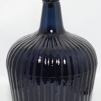 Recycled Glass Ripple Lamp 46cm