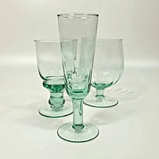 Recycled Glass Prosecco / Champagne Stemmed Glass 19cm