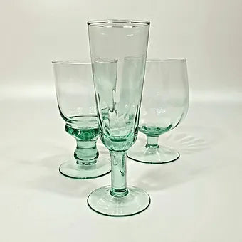 Recycled Glass Prosecco / Champagne Stemmed Glass 19cm