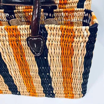 Moroccan Handmade basket Multi Colour Tote