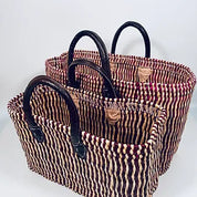 Moroccan Handmade Basket Plum Tote