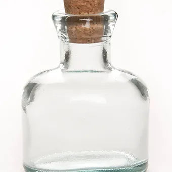 Recycled glass 10cm Bottles in 3 Shapes