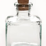Recycled glass 10cm Bottles in 3 Shapes