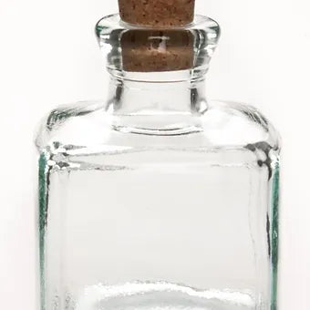Recycled glass 10cm Bottles in 3 Shapes
