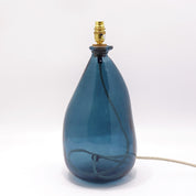 Simplicity Recycled Glass Lamp (Cool Colours) 42cm