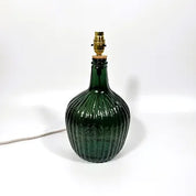 Recycled Glass Ripple Lamp 36cm