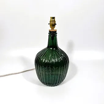 Recycled Glass Ripple Lamp 36cm