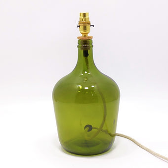 Garrafa Recycled Glass Demijohn Lamp 36cm