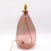 Simplicity Recycled Glass Lamp (Warm Colours) 42cm