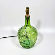Recycled Glass Ripple Lamp 36cm
