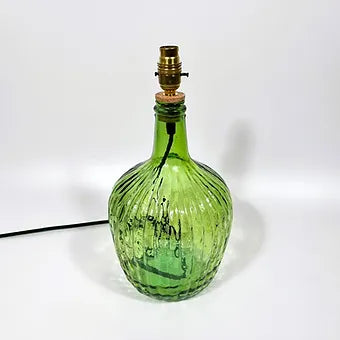 Recycled Glass Ripple Lamp 36cm