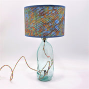 Simplicity Recycled Glass Lamp (Cool Colours) 41cm
