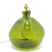 Simplicity Recycled Glass Lamp (Cool Colours) 39cm