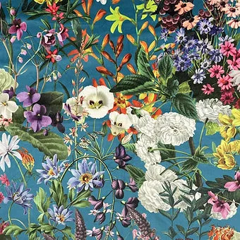 Cottage Garden Turquoise Shade 8" or 18"