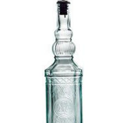 Recycled Glass Oil Bottle with Metal Pourer 500ml