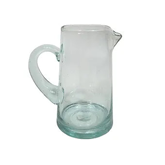 Moroccan Handmade Recycled Glass Petit Jug 300ml
