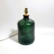 Recycled Glass Honeycomb Lamp 37cm