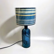 Recycled Glass Ripple Lamp 41cm