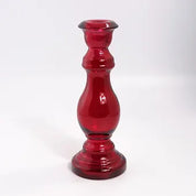 Recycled Glass Candlestick 20cm