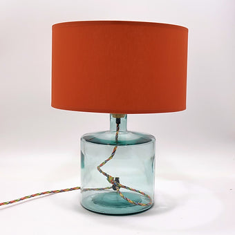 Frances Recycled Glass Lamp 32cm
