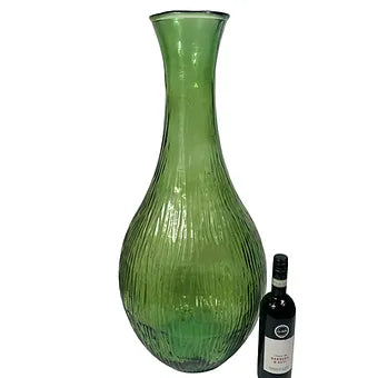 Wavy Eastern Recycled Glass Vase 75cm