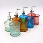 Soap dispenser and tumbler Bathroom Set