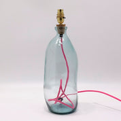 Simplicity Recycled Glass Lamp (Cool Colours) 41cm