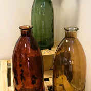 Recycled Glass Lamp 67cm Boston