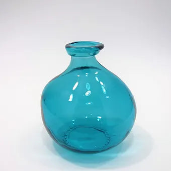 Recycled Glass Simplicity Blown Glass Vase 18cm