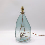 Simplicity Recycled Glass Lamp (Cool Colours) 42cm
