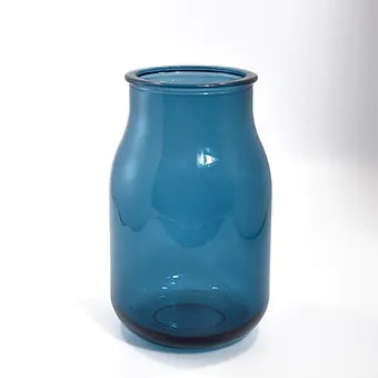 Recycled Glass Jar Vase 21cm