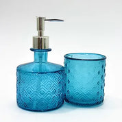 Soap dispenser and tumbler Bathroom Set