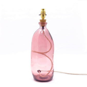 Simplicity Recycled Glass Lamp (Warm Colours) 41cm