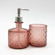Soap dispenser and tumbler Bathroom Set