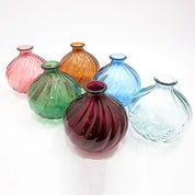 Recycled Glass Spiral Vase 17cm