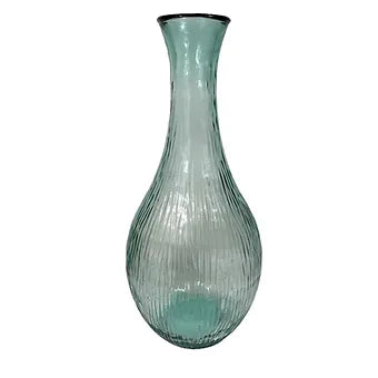 Wavy Eastern Recycled Glass Vase 75cm