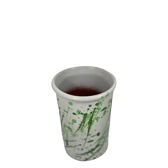 Hand Painted Jaspe Utensil Jar/Wine cooler