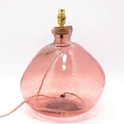 Simplicity Recycled Glass Lamp 39cm (Warm Colours)
