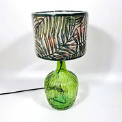 Recycled Glass Ripple Lamp 36cm