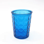 Recycled Glass Diamond Tumbler 11cm High